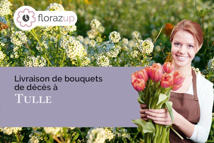 créations de fleurs pour un décès à Tulle (Corrèze/19000)