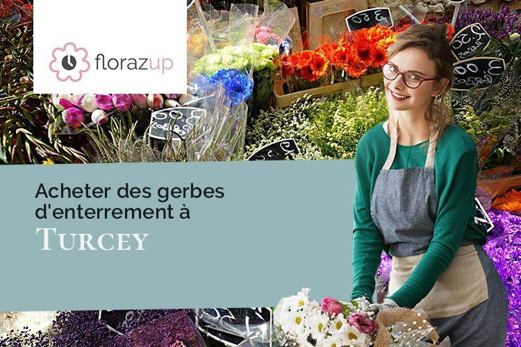 compositions florales pour un décès à Turcey (Côte-d'Or/21540)