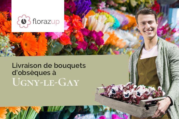 créations florales pour un décès à Ugny-le-Gay (Aisne/02300)