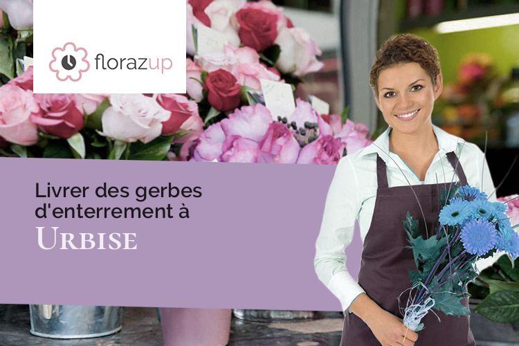 gerbes de fleurs pour un décès à Urbise (Loire/42310)