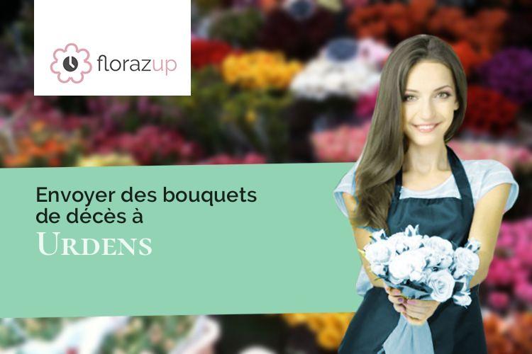 compositions florales pour un décès à Urdens (Gers/32500)