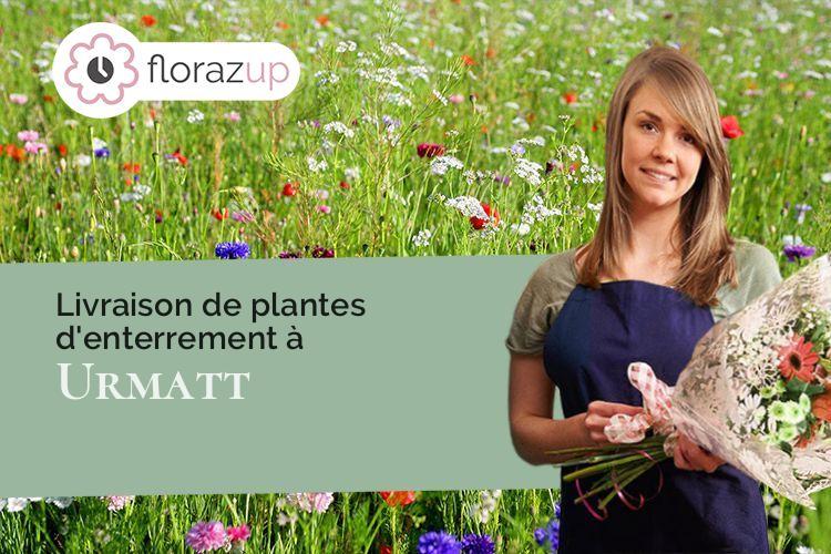 créations florales pour des obsèques à Urmatt (Bas-Rhin/67280)