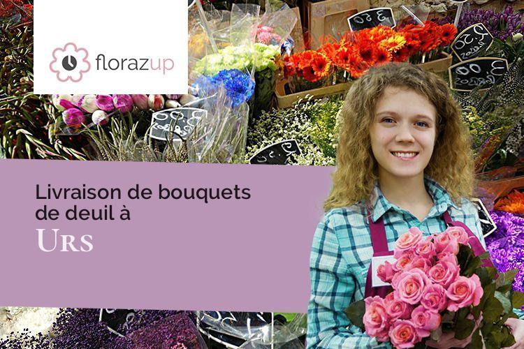 coupes de fleurs pour des obsèques à Urs (Ariège/09310)