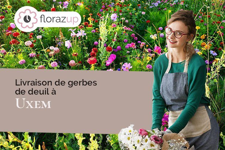 compositions de fleurs pour un décès à Uxem (Nord/59229)