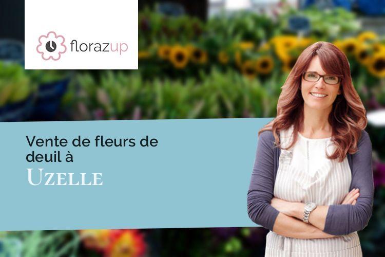 compositions florales pour un décès à Uzelle (Doubs/25340)