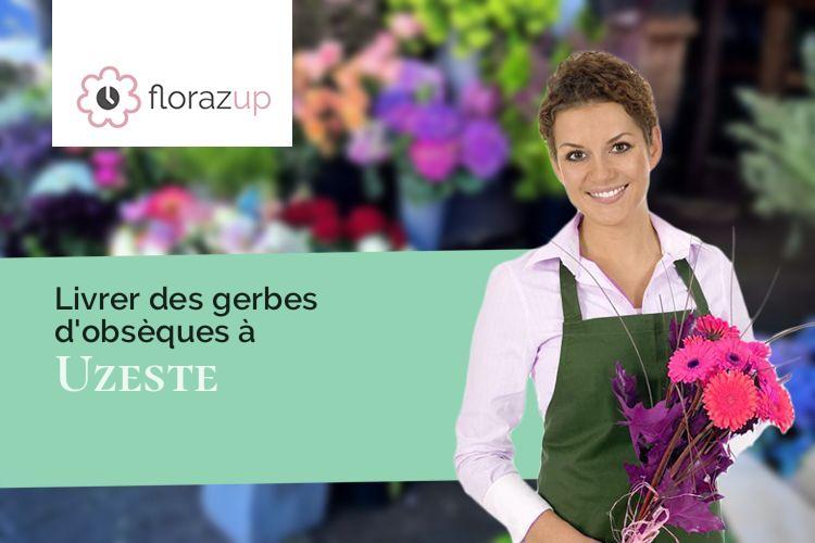 coeurs de fleurs pour un deuil à Uzeste (Gironde/33730)