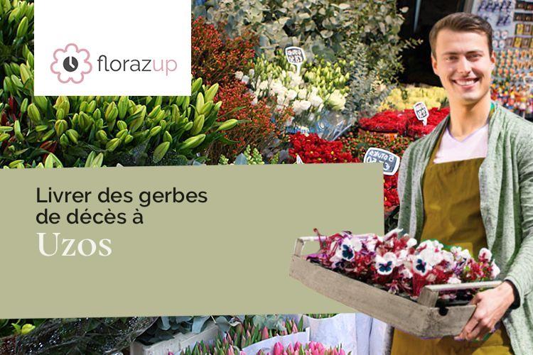 créations florales pour des funérailles à Uzos (Pyrénées-Atlantiques/64110)