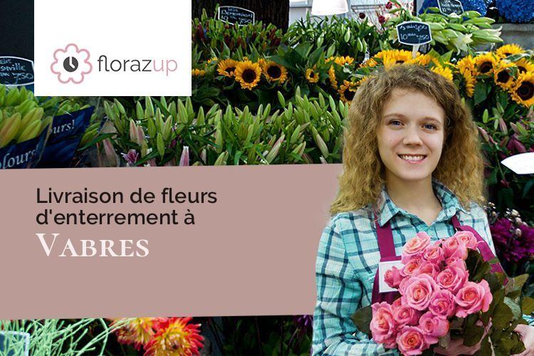 compositions florales pour une crémation à Vabres (Gard/30460)