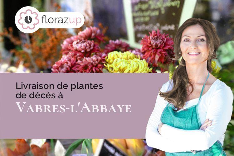 créations florales pour un décès à Vabres-l'Abbaye (Aveyron/12400)