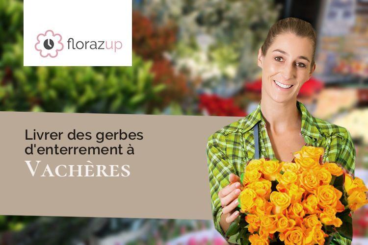 gerbes de fleurs pour un décès à Vachères (Alpes-de-Haute-Provence/04110)