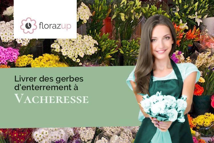 couronnes florales pour des funérailles à Vacheresse (Haute-Savoie/74360)