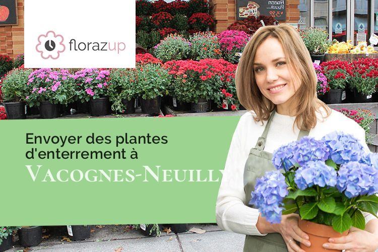 coeurs de fleurs pour un enterrement à Vacognes-Neuilly (Calvados/14210)