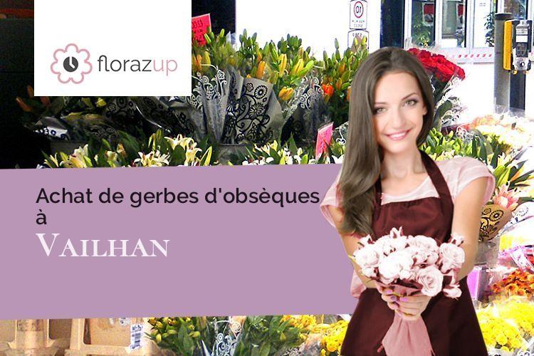 créations florales pour des obsèques à Vailhan (Hérault/34320)
