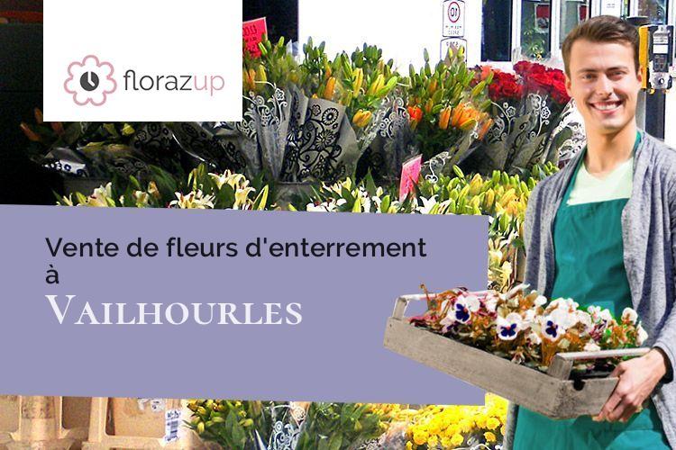 bouquets de fleurs pour un deuil à Vailhourles (Aveyron/12200)
