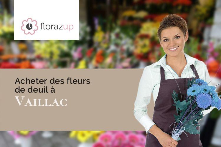 couronnes florales pour un décès à Vaillac (Lot/46240)