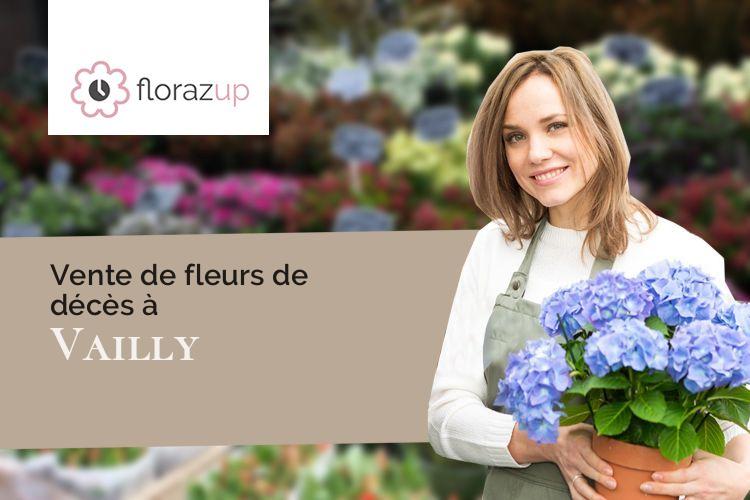 compositions florales pour un deuil à Vailly (Haute-Savoie/74470)