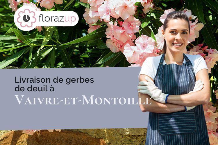 compositions florales pour des obsèques à Vaivre-et-Montoille (Haute-Saône/70000)