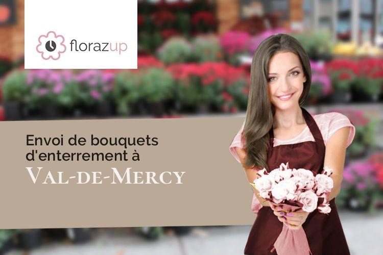 couronnes de fleurs pour un décès à Val-de-Mercy (Yonne/89580)