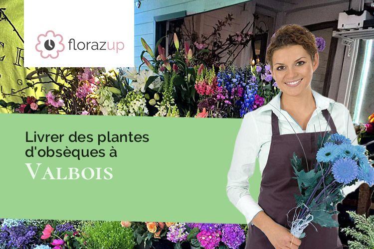 créations de fleurs pour un décès à Valbois (Meuse/55300)