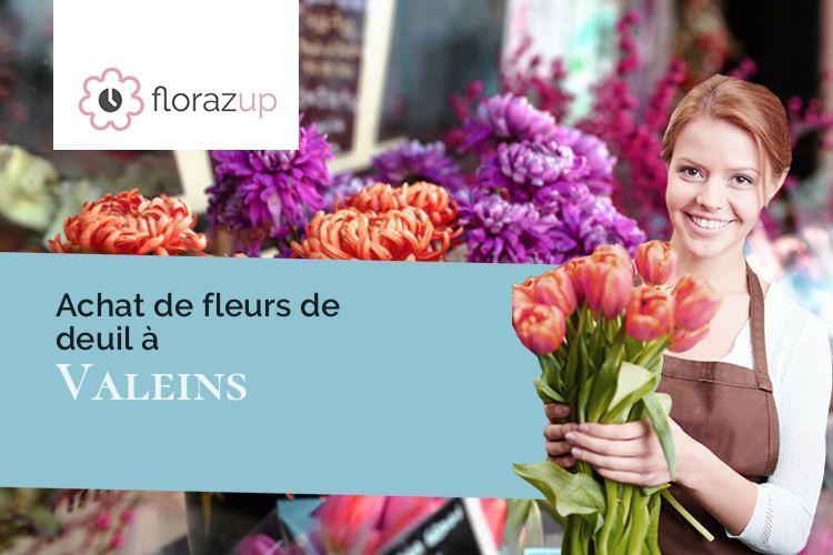 gerbes de fleurs pour une crémation à Valeins (Ain/01140)