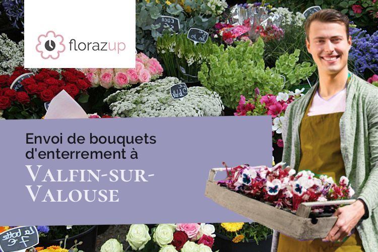bouquets de fleurs pour des funérailles à Valfin-sur-Valouse (Jura/39240)