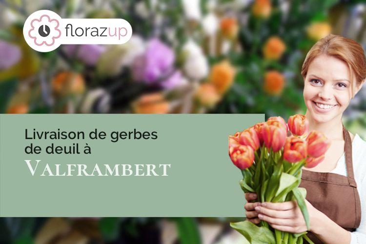 créations florales pour des funérailles à Valframbert (Orne/61250)