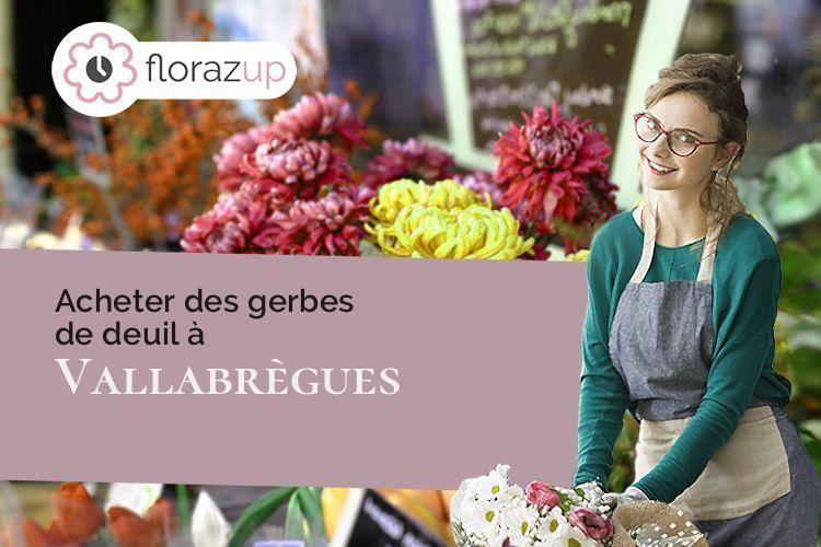 créations florales pour un décès à Vallabrègues (Gard/30300)