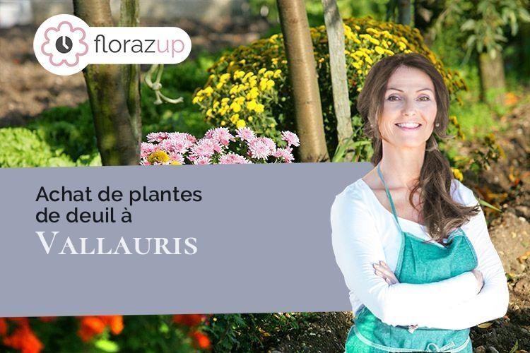 couronnes de fleurs pour une crémation à Vallauris (Alpes-Maritimes/06220)