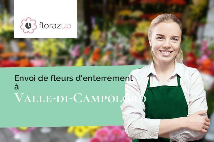 couronnes de fleurs pour une crémation à Valle-di-Campoloro (Corse/20221)