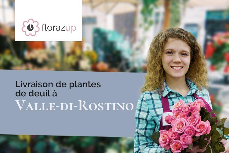 coeurs de fleurs pour un décès à Valle-di-Rostino (Corse/20235)