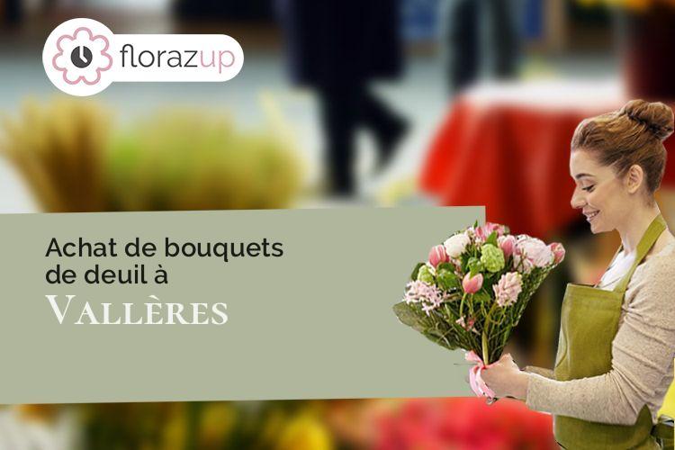 créations florales pour un décès à Vallères (Indre-et-Loire/37190)