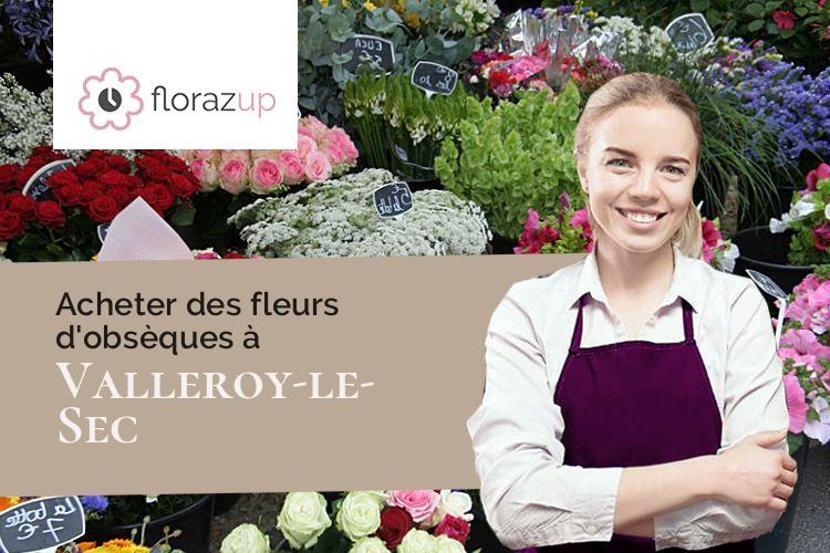 compositions florales pour un décès à Valleroy-le-Sec (Vosges/88800)