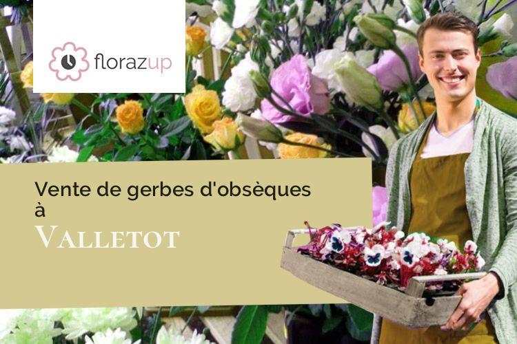 créations florales pour des funérailles à Valletot (Eure/27350)