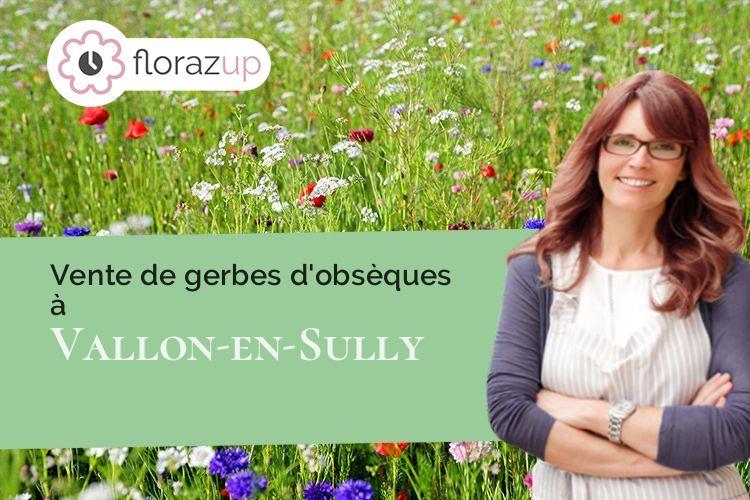 coupes de fleurs pour un décès à Vallon-en-Sully (Allier/03190)