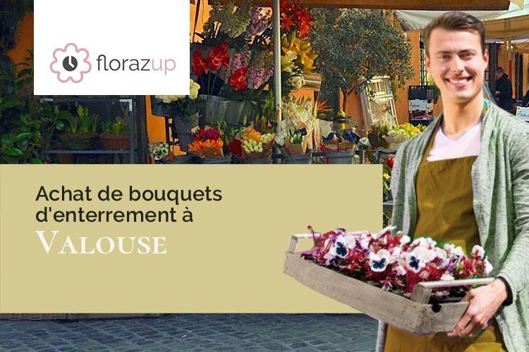 couronnes florales pour un décès à Valouse (Drôme/26110)