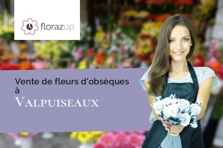 bouquets de fleurs pour des funérailles à Valpuiseaux (Essonne/91720)