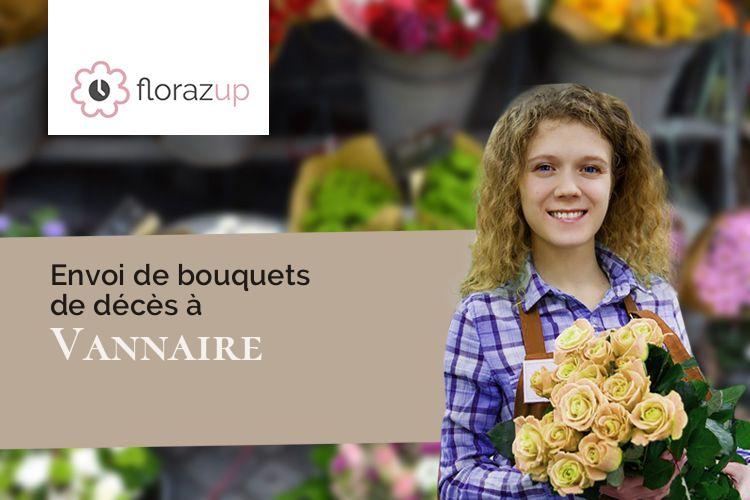 créations de fleurs pour un enterrement à Vannaire (Côte-d'Or/21400)