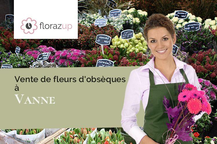 compositions florales pour des obsèques à Vanne (Haute-Saône/70130)
