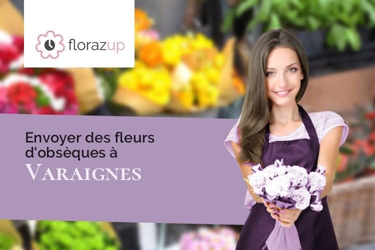 coeurs de fleurs pour des obsèques à Varaignes (Dordogne/24360)