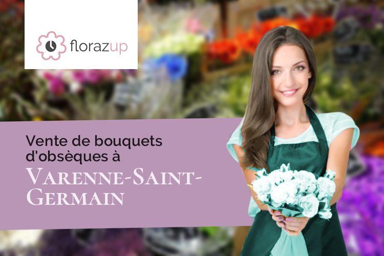 créations florales pour un deuil à Varenne-Saint-Germain (Saône-et-Loire/71600)