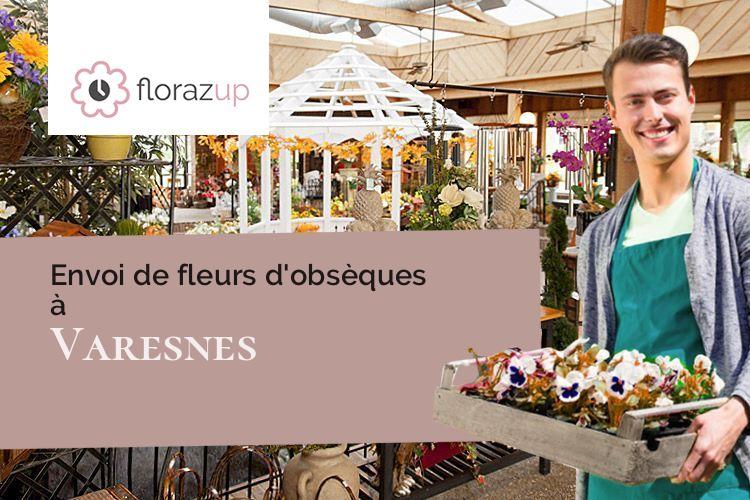 couronnes florales pour des obsèques à Varesnes (Oise/60400)