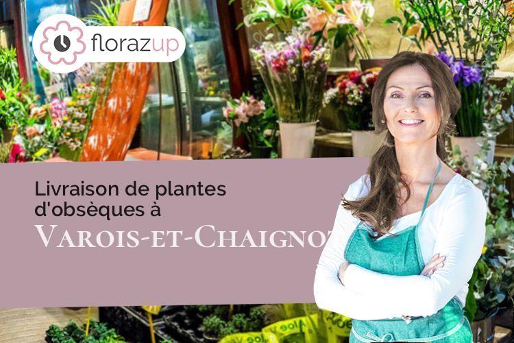 compositions de fleurs pour des obsèques à Varois-et-Chaignot (Côte-d'Or/21490)