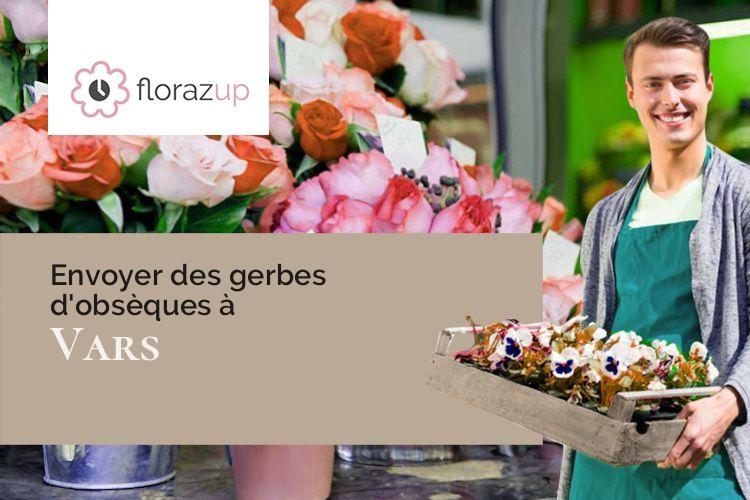 couronnes florales pour des obsèques à Vars (Haute-Saône/70600)