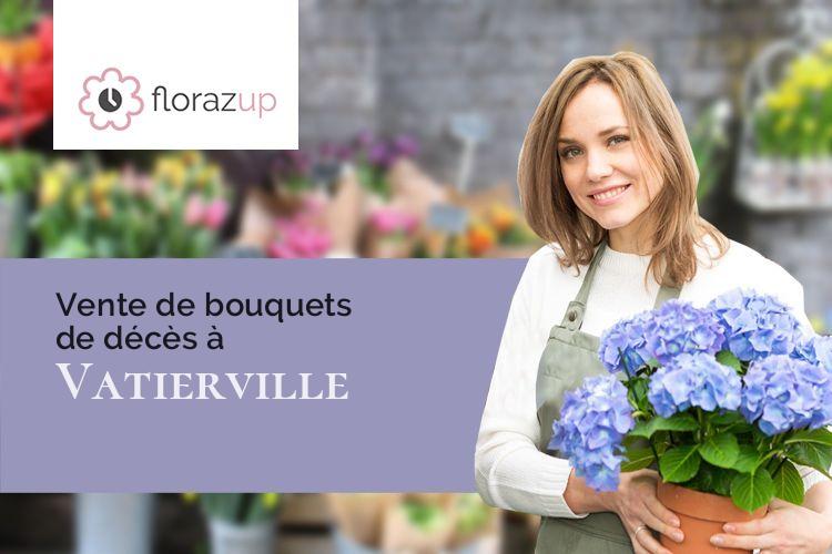 bouquets de fleurs pour des funérailles à Vatierville (Seine-Maritime/76270)