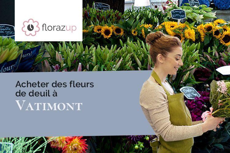 compositions de fleurs pour des funérailles à Vatimont (Moselle/57580)