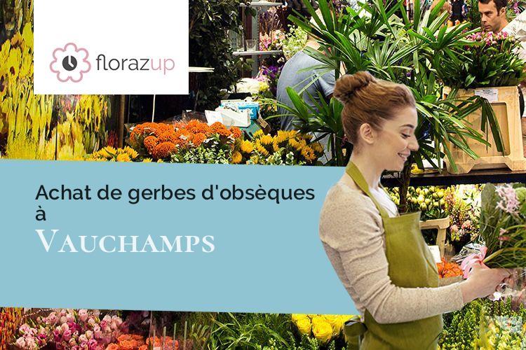 coeurs de fleurs pour des funérailles à Vauchamps (Doubs/25360)