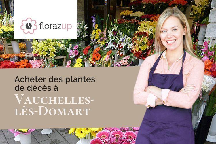 couronnes florales pour des obsèques à Vauchelles-lès-Domart (Somme/80620)