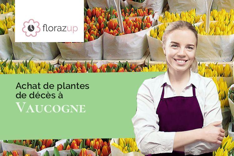 créations florales pour des obsèques à Vaucogne (Aube/10240)