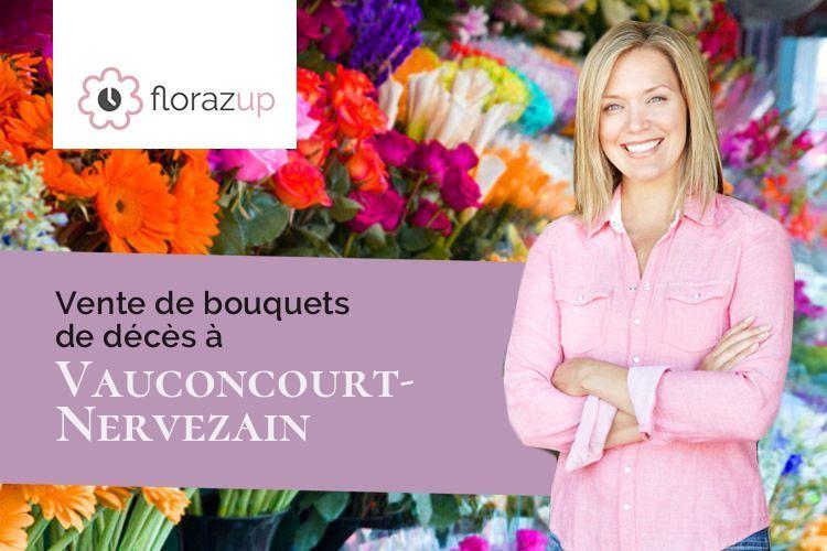 couronnes florales pour une crémation à Vauconcourt-Nervezain (Haute-Saône/70120)