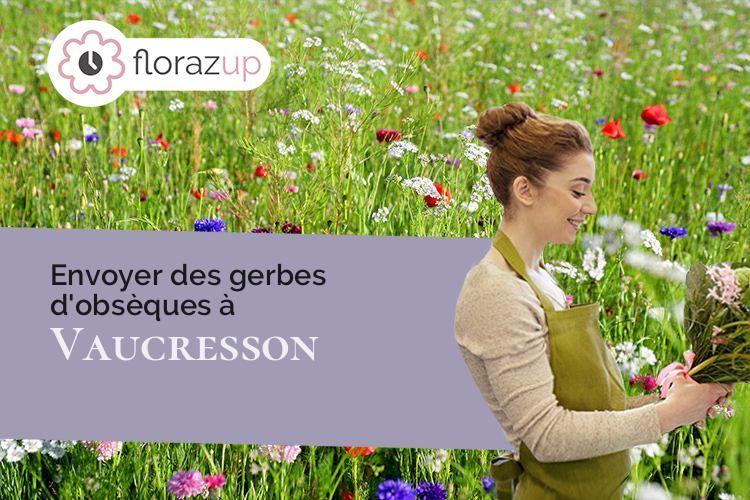 coeur de fleurs pour un décès à Vaucresson (Hauts-de-Seine/92420)